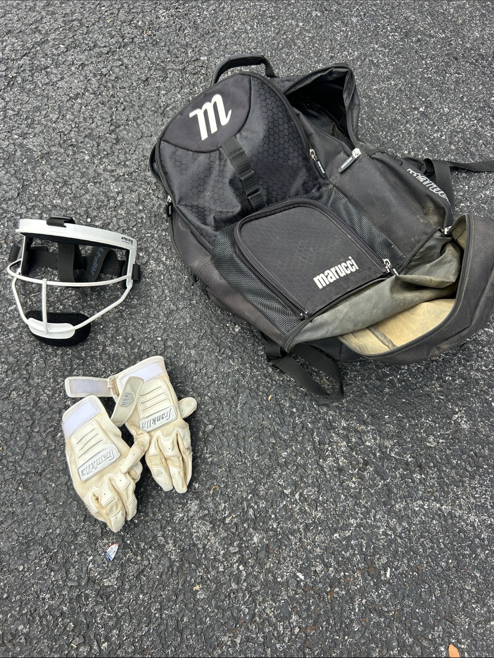 Softball gear, gentle used
